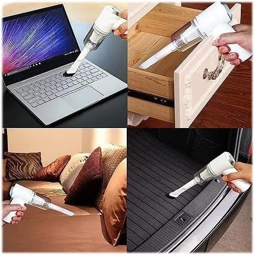 🧹 مكنسة محمولة متعددة الاستعمالات تنظيف قوي وسريع في أي مكان