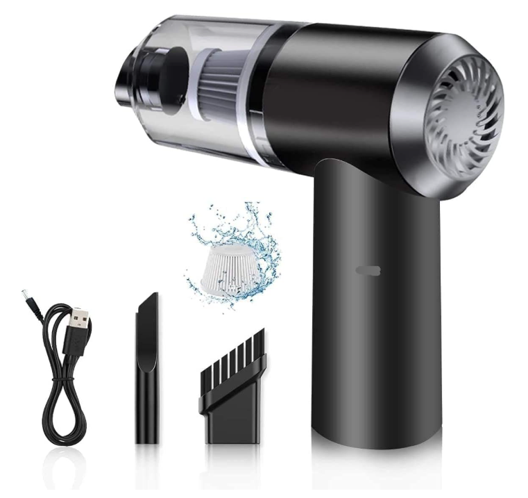 🧹 مكنسة محمولة متعددة الاستعمالات تنظيف قوي وسريع في أي مكان