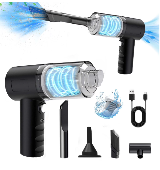 🧹 مكنسة محمولة متعددة الاستعمالات تنظيف قوي وسريع في أي مكان